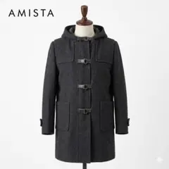 AMISTA アミスタ ダッフルコート M フード付き 日本製 ウール混