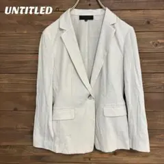 ♦︎【アンタイトル】UNTITLED ジャケット 薄手 羽織り ストライプ M