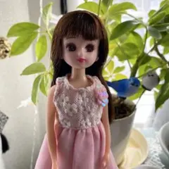 リカちゃん 人形本体 ピンクドレス
