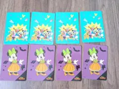 【限定品】ディズニーストアじゃんけんカード(橿原店限定＆ハロウィン) 8枚セット