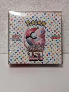 ポケモンカード151 1box 未開封 シュリンク付き ポケモンカード 151 BOX 新品未開封 シュリンク付き(箱裏に凹み