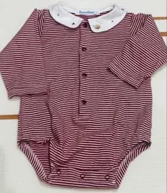 familiar ストライプロンパース 70サイズ