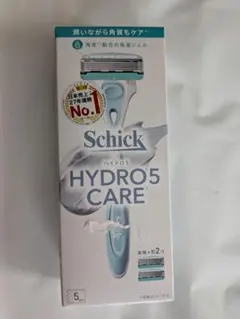 シック ハイドロ5 ケア 5枚刃 本体+替刃2コ 潤いながら角質ケア