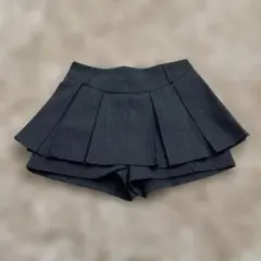 ミニスカート プリーツ