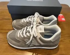 最終価格【試着のみ美品】New Balance ML574 グレー26.5cmD