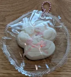 スクイーズ 肉球 リボン ホワイトチョコ 小さめ