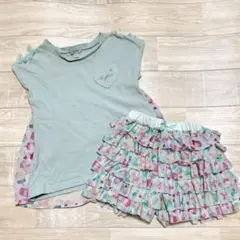 anyfam ANYKIDS 半袖チュニック&ショートパンツセット
