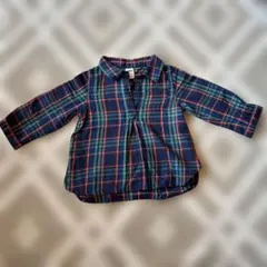 チェックシャツ♡オールドネイビー♡80