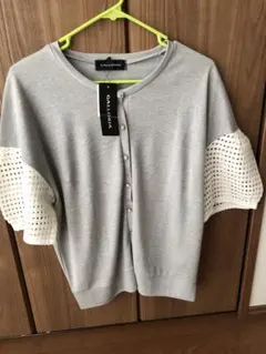 【新品】GALLORIA グレー カーディガンシャツ
