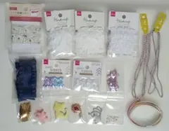 ✨️カードケースデコ✨️　セット リボン　プラスチックパール　ビジュー