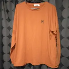 FILA オレンジ 長袖Tシャツ LLサイズ