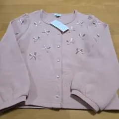 anyFAMリボン付きカーディガン新品未使用