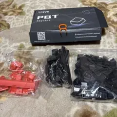 XVF PBT Keycaps OEMプロファイルセット 黒赤