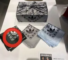 adidas originals グリーン ペイズリー柄 スカーフバンダナ