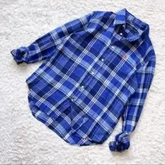 Polo Ralph Lauren チェックリネンシャツ リラックスフィット