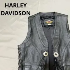 HARLEY-DAVIDSON レザーベスト L