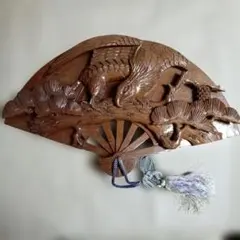 鳳凰扇子 置物 骨董品 ヴィンテージ - メルカリ