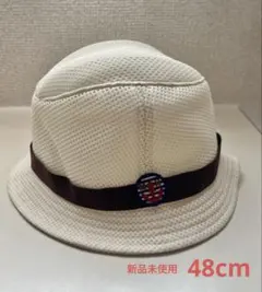 【新品タグ付き】ミキハウス/ベビー帽子/日本製/48cm