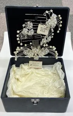 婚礼用髪飾り　花モチーフ ヘッドドレス #19-42