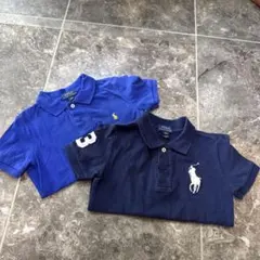 Polo Ralph Lauren ポロシャツ 3T 青　2枚