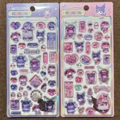 サンリオ　クロミ　ぷくぷくシール　ドロップシール　クリスタル