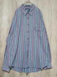 DOCKERS ドッカーズ ストライプシャツ 90s XLのサムネイル