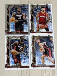NBA マイアミ・ヒート トレーディングカードセット 4枚