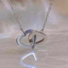 Milcy link heart ネックレス シルバー