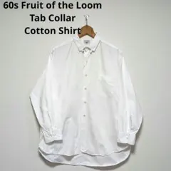 60s FruitoftheLoom CottonShirt TabCollarのサムネイル