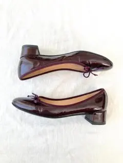 FABIO RUSCONI バレエ チャンキーヒール パンプス　36(23㎝)