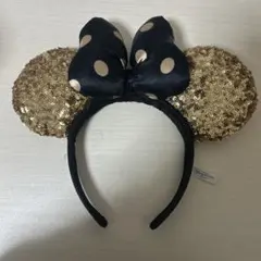 ミニーマウススパンコールカチューシャ