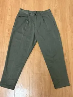 レトロ風　スラックス テーパードフィット