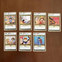 ワンピース　旧カード　ルフィ　7枚