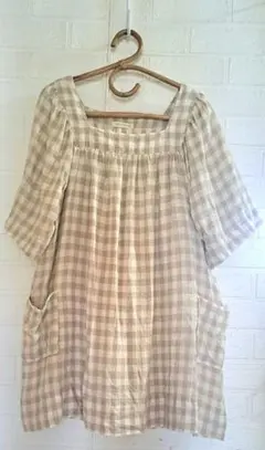 Studio Clip 　ゆったりサイズ五分袖のチュニック♪