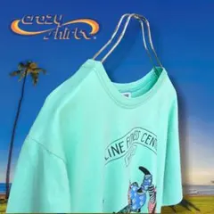 USA製 クレイジーシャツ クリバンキャット 半袖Tシャツ ショート丈 Mのサムネイル