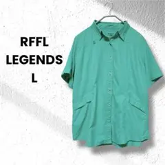 RFFL LEGENDS 半袖シャツ L ターコイズ