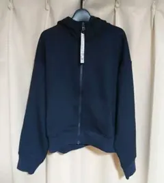 UNIQLO ドライスウェットフルジップパーカー XL ネイビー