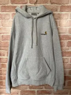 お値下げ中❗️Carhartt フード付きパーカー メンズ Lサイズ グレー 美品