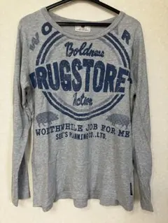 drug store's 長袖Tシャツ グレー