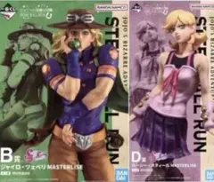 一番くじ ジョジョ　STEEL B賞　ジャイロ・ツェペリ　D賞　ルーシー 一番くじジョジョの奇妙な冒険 B賞ジャイロ・ツェペリ D賞 ルーシー