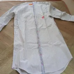 RED KAP ストライプ長袖シャツワンピース