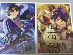 あんスタ サインステッカー 南雲鉄虎 仙石忍