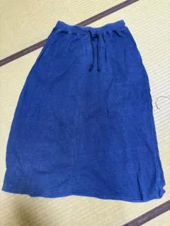 Sm2 ダークブルー ロングスカート Lサイズ