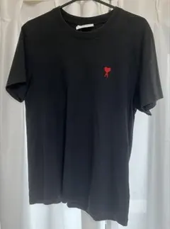 AMI PARIS 黒 半袖 Tシャツ ハート 刺繍 X L - メルカリ