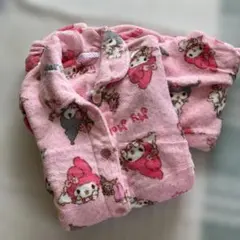 2013 サンリオ　マイメロ　クロミ パジャマ Lサイズ もこもこ　大人のサムネイル