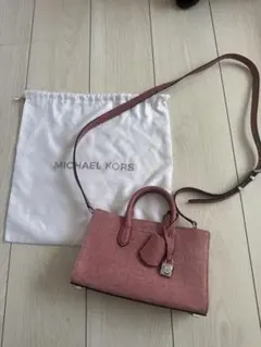 [日本限定カラー] MICHAEL KORS ピンク ハンドバッグ　未使用