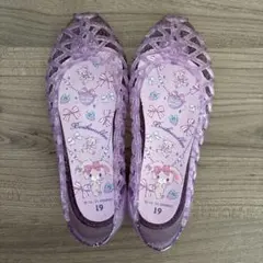 Sanrio Bonbonribbon サンダル 19cm パープルのサムネイル