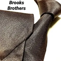 ブルックスブラザーズ USA製 ソリッド 暗いゴールド シルク100％ ネクタイ