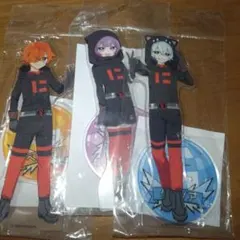 日常組 アクスタ ぺいんと クロノア しにがみ トラゾーセット - メルカリ