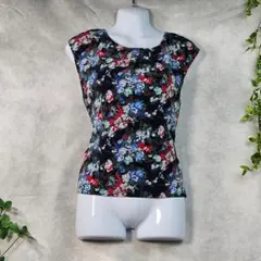 【KUMIKYOKU】 カットソー ブラウス　花柄　サイズ６ M